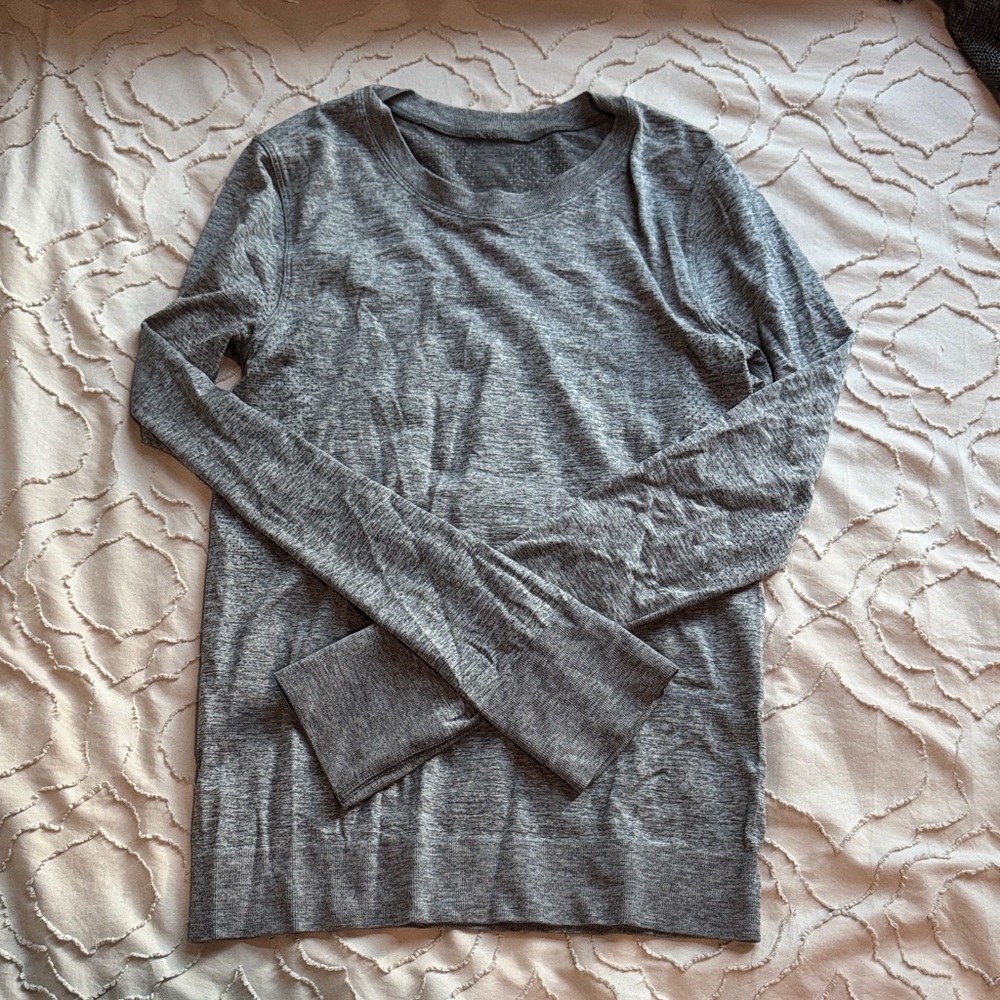 Slate Gray Swiftly Long Sleeve - Race Length - Size 4
